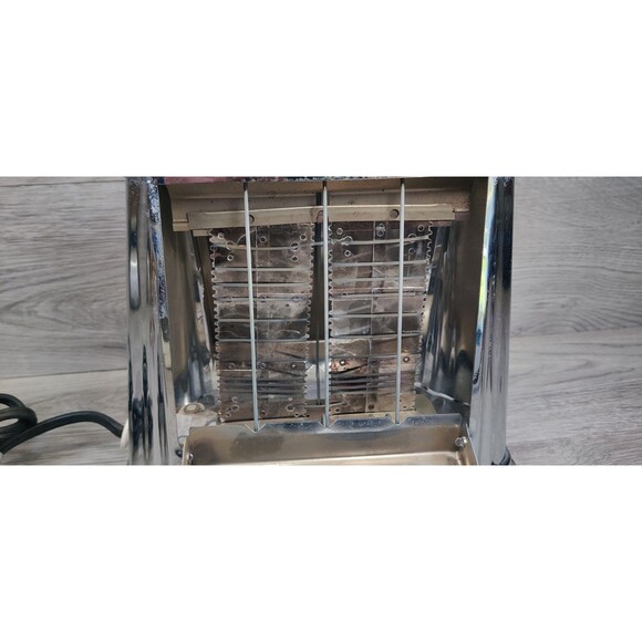 Vintage Toaster SON-CHIEF Series 680 Chrome 2 Slice Works Streamline MCM - Picture 9 of 14